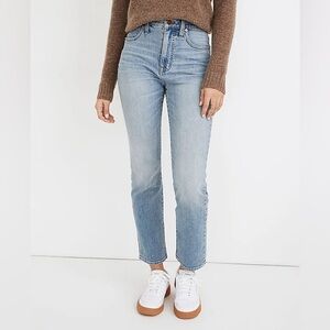 Madewell Slim Demi-Boot Jeans in Denis Wash